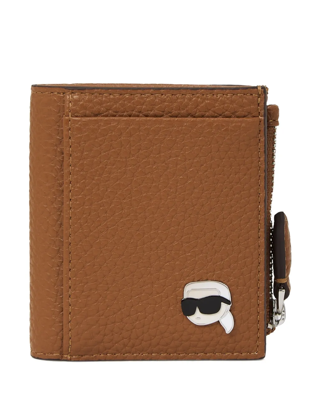 Karl Lagerfeld pebble bi-fold wallet | Brown | Image 1