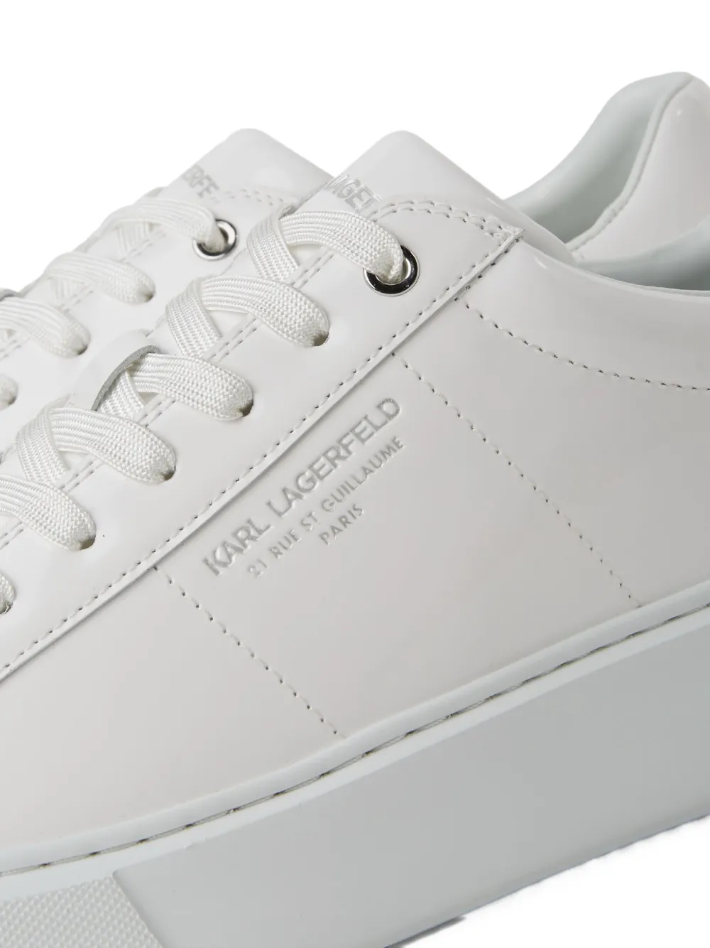 Karl Lagerfeld Maxi Kup Rue St-Guillaume sneakers Wit