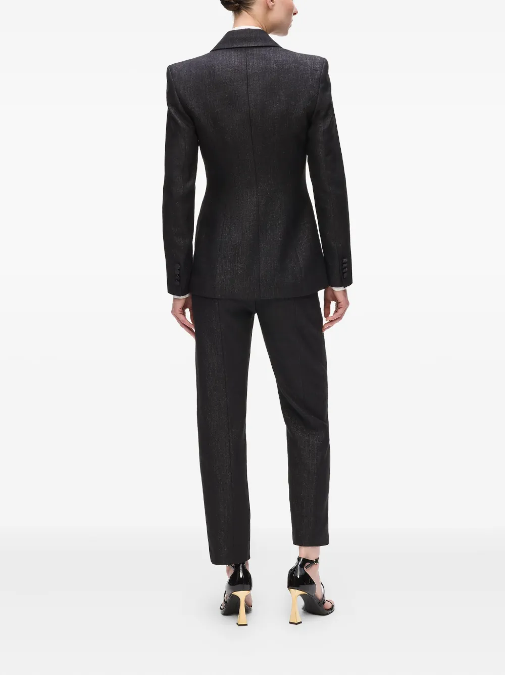 Karl Lagerfeld Peak-lapel Blazer In Black