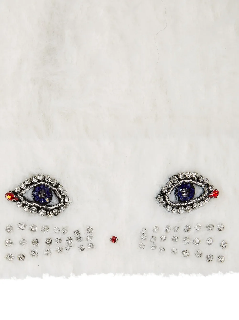 Karl Lagerfeld Gebreide muts Wit