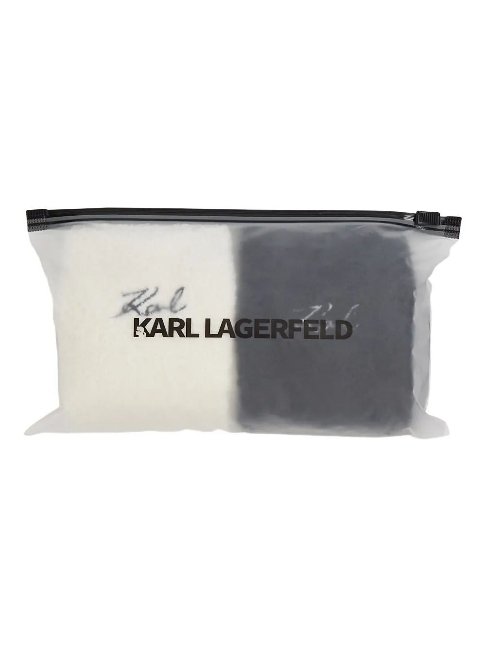 Karl Lagerfeld Twee paar Cozy sokken met Signature-borduurwerk Wit