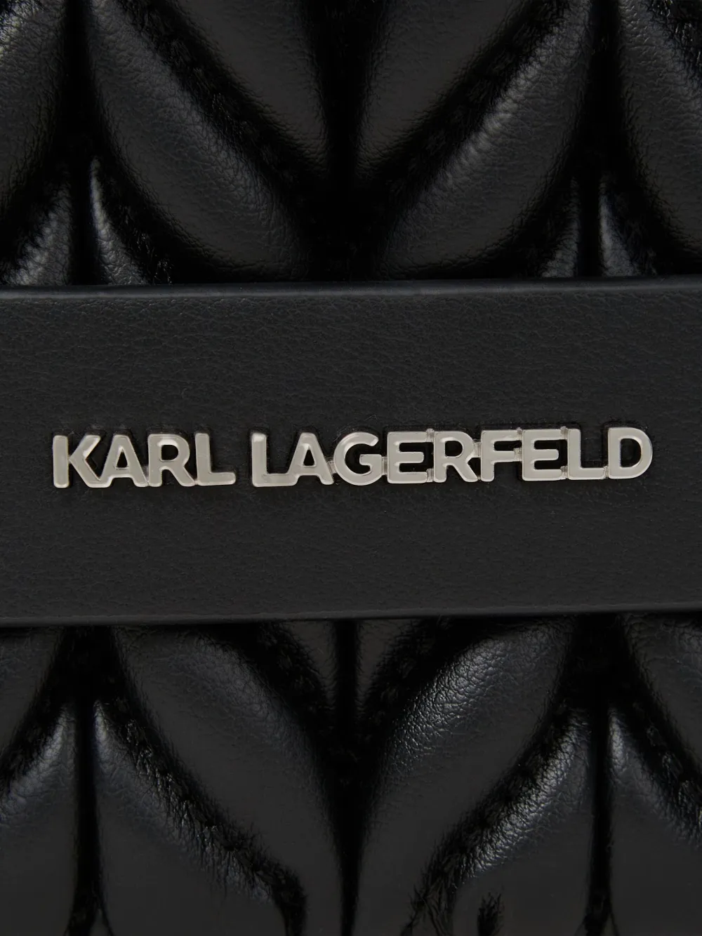 Karl Lagerfeld K Weave bucket-tas Zwart