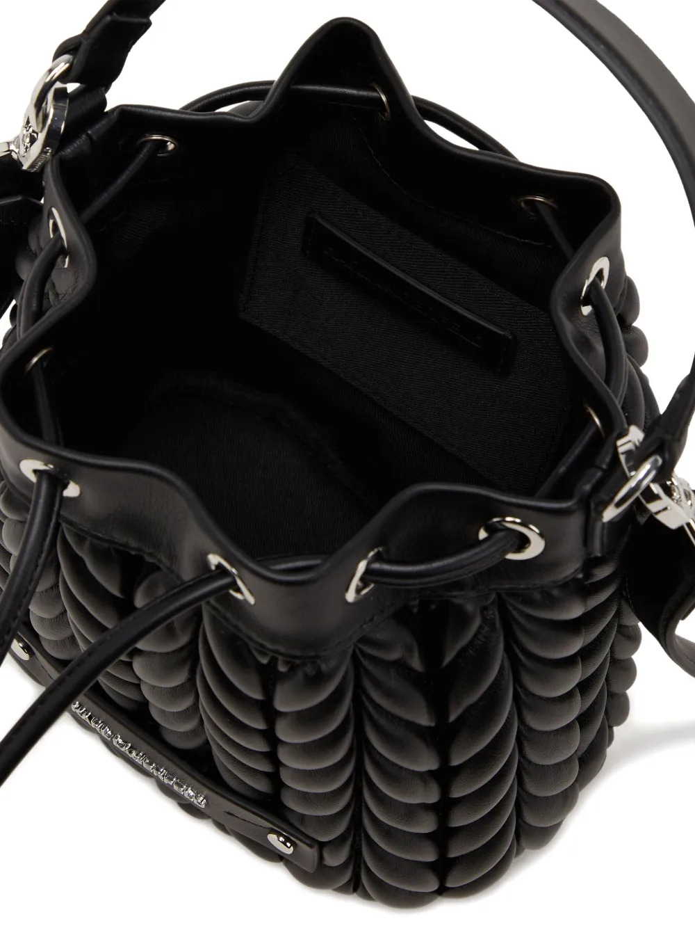 Karl Lagerfeld K Weave bucket-tas Zwart