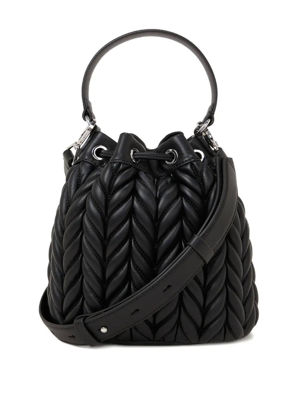Karl Lagerfeld K Weave bucket-tas Zwart
