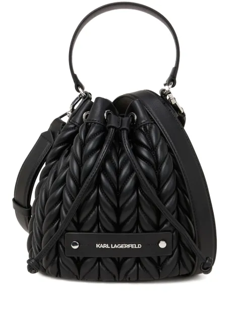 Karl Lagerfeld bolsa bucket K/Weave