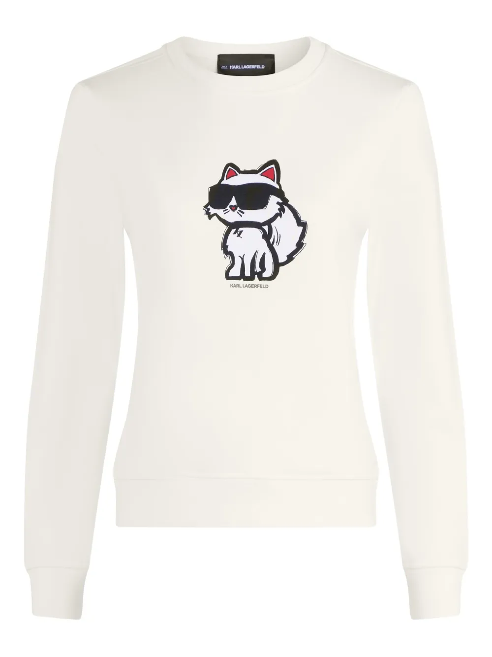 Karl Lagerfeld Sweater met print Wit