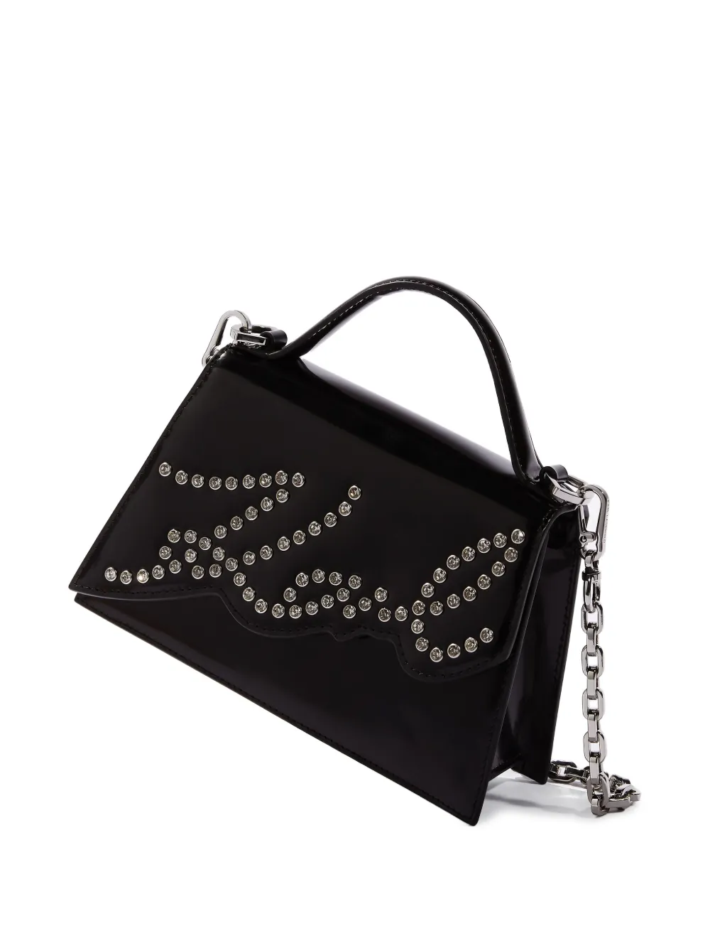 Karl Lagerfeld Kleine crossbodytas met studs Zwart