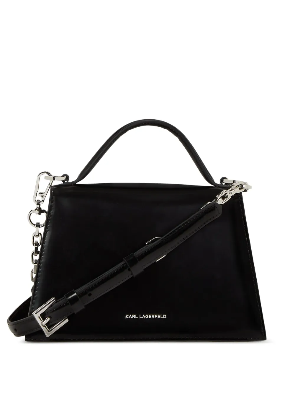 Karl Lagerfeld スタッズ ショルダーバッグ - ブラック Karl Lagerfeld スタッズ ショルダーバッグ - ブラック