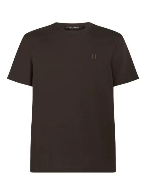 Karl Lagerfeld playera con logo bordado