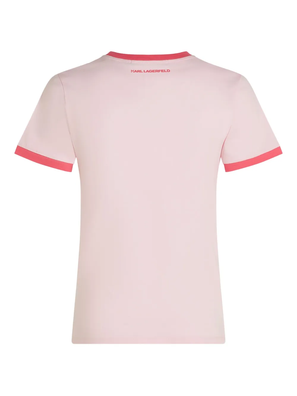 Karl Lagerfeld Karl Is Hot Cotton T-shirt In Pink