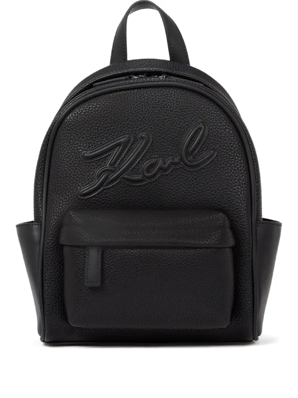 Karl Lagerfeld Kleiner K/Skuare Rucksack Aus Strukturiertem Leder