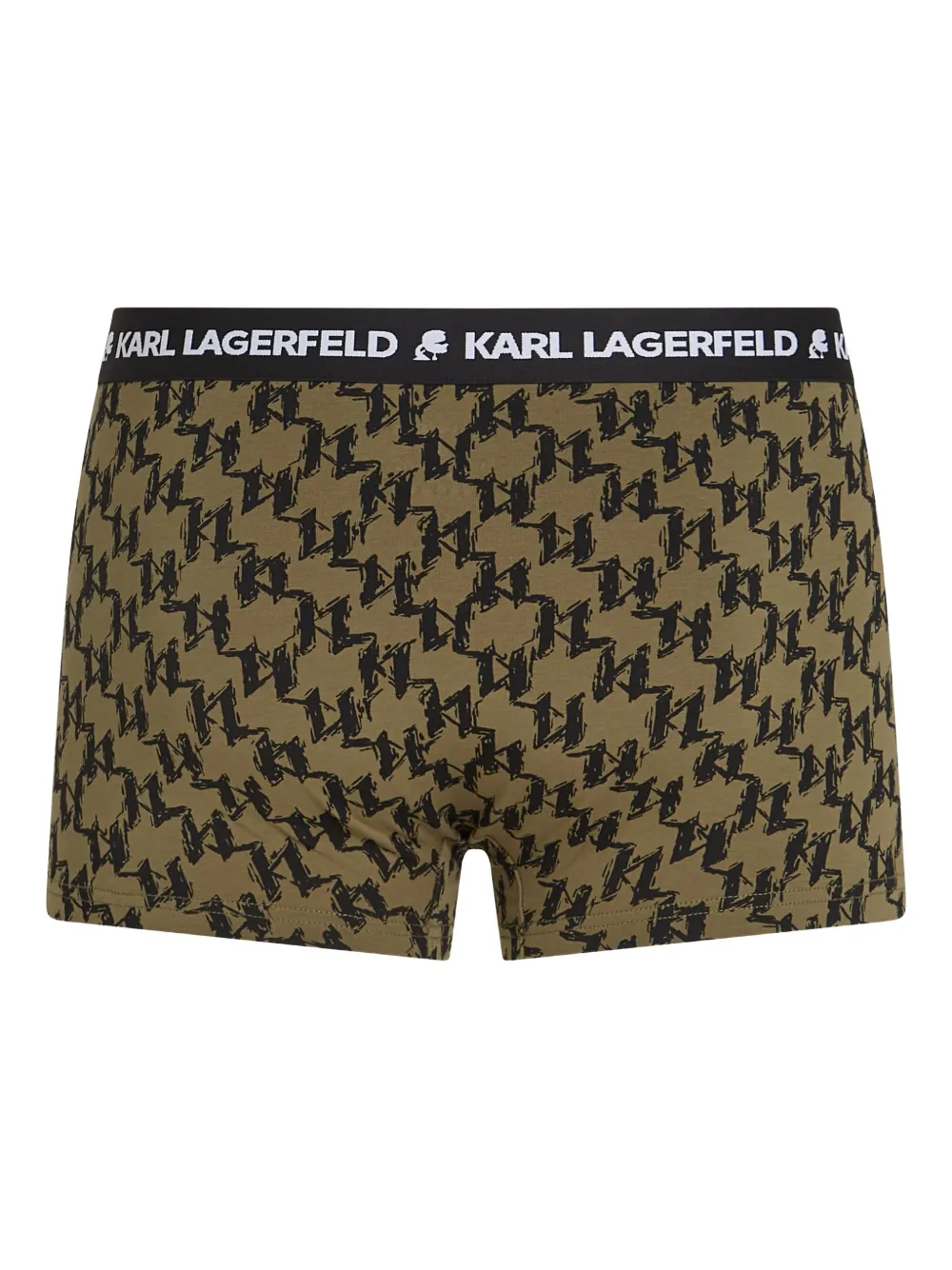 Karl Lagerfeld Drie boxershorts met monogram Beige