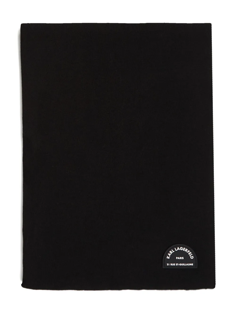 Karl Lagerfeld Sjaal met logopatch Zwart
