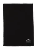 Karl Lagerfeld logo-patch scarf - Black