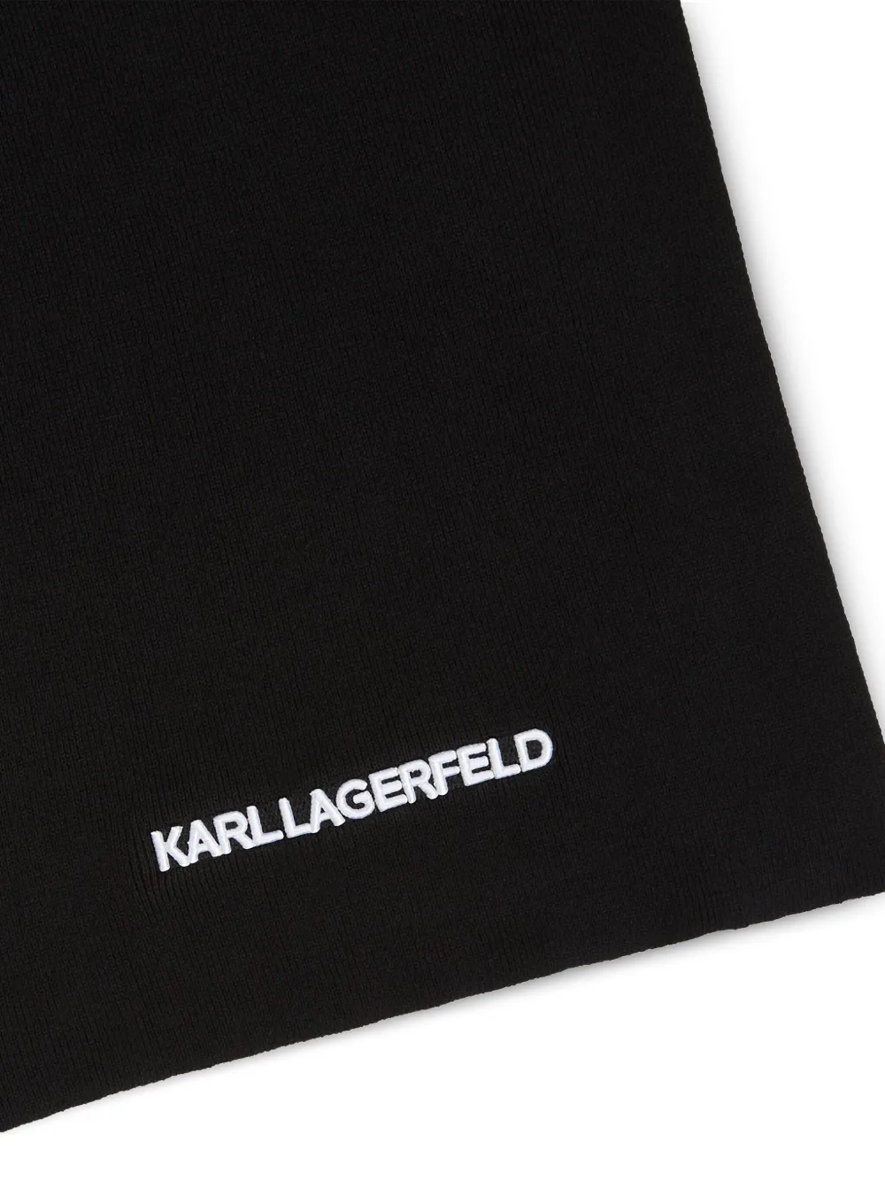 Karl Lagerfeld K/Essential haarband en sjaal - Zwart