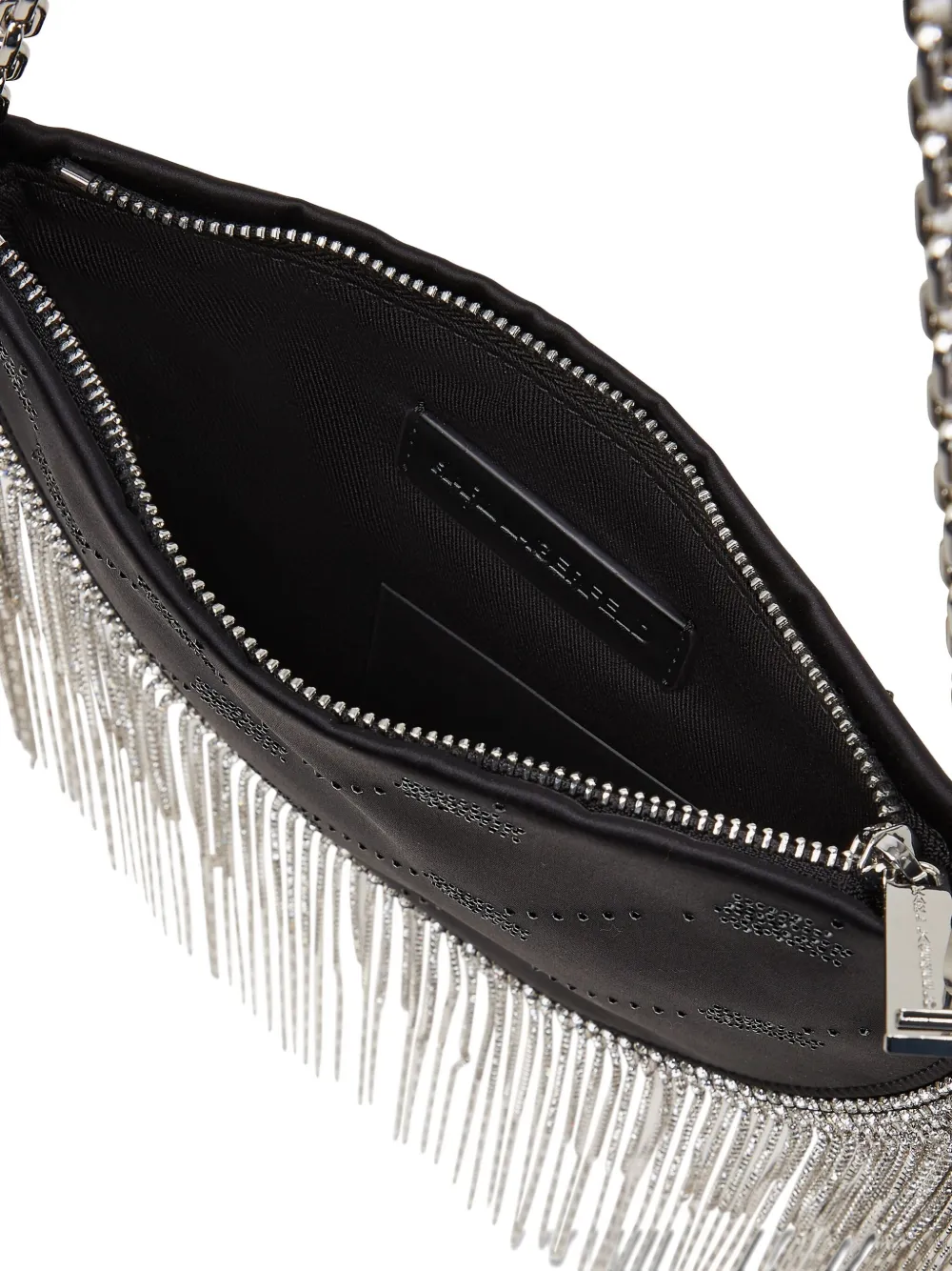 Karl Lagerfeld K Soiree schoudertas met stras Zwart