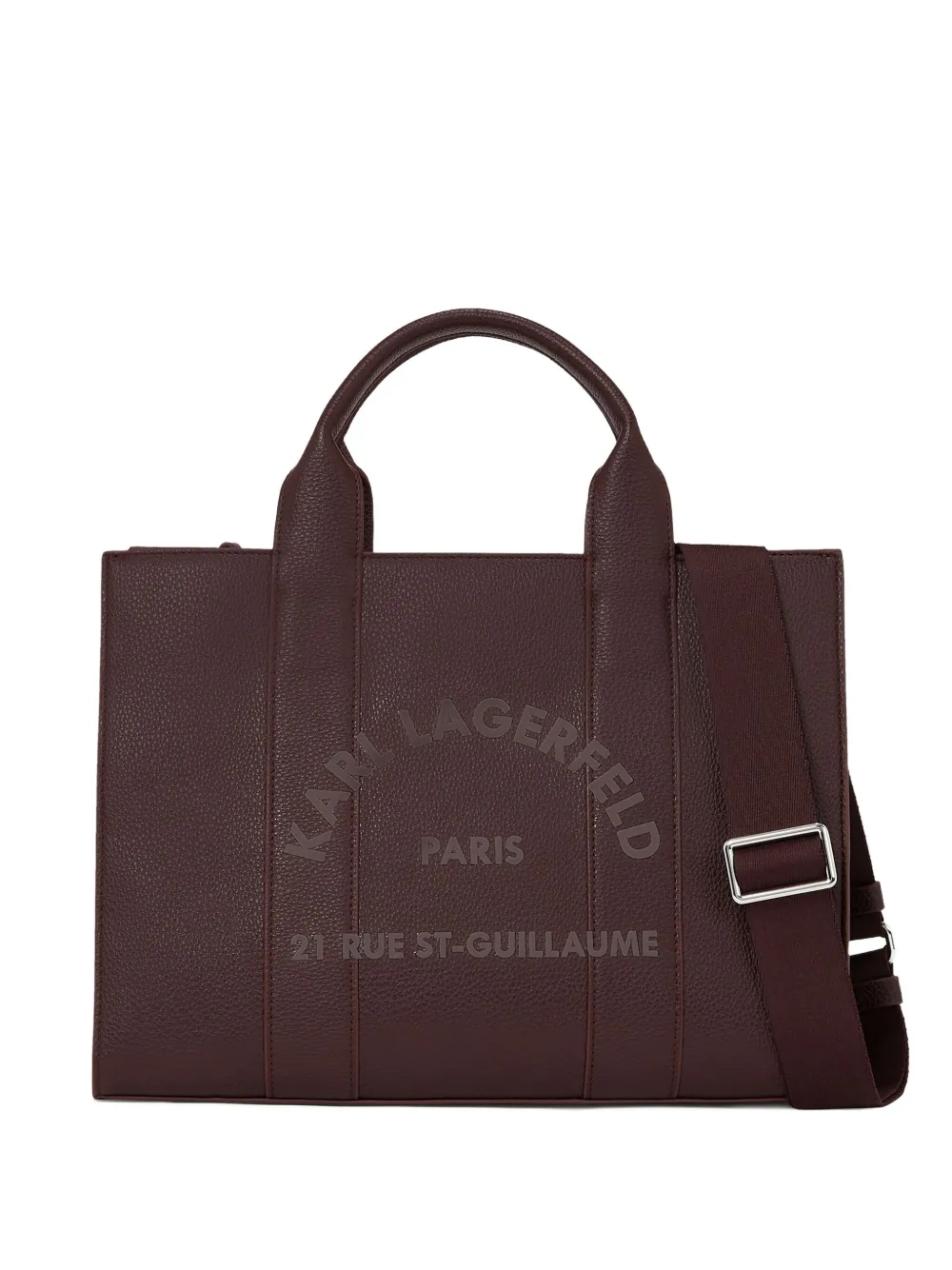 Karl Lagerfeld medium Rue St-Guillaume tote bag | Brown | Image 1