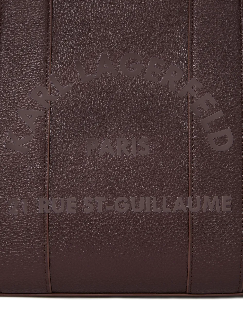 Karl Lagerfeld Medium Rue St-Guillaume shopper Bruin