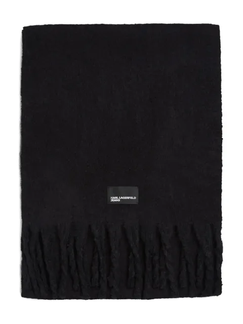 Karl Lagerfeld Jeans fringed scarf