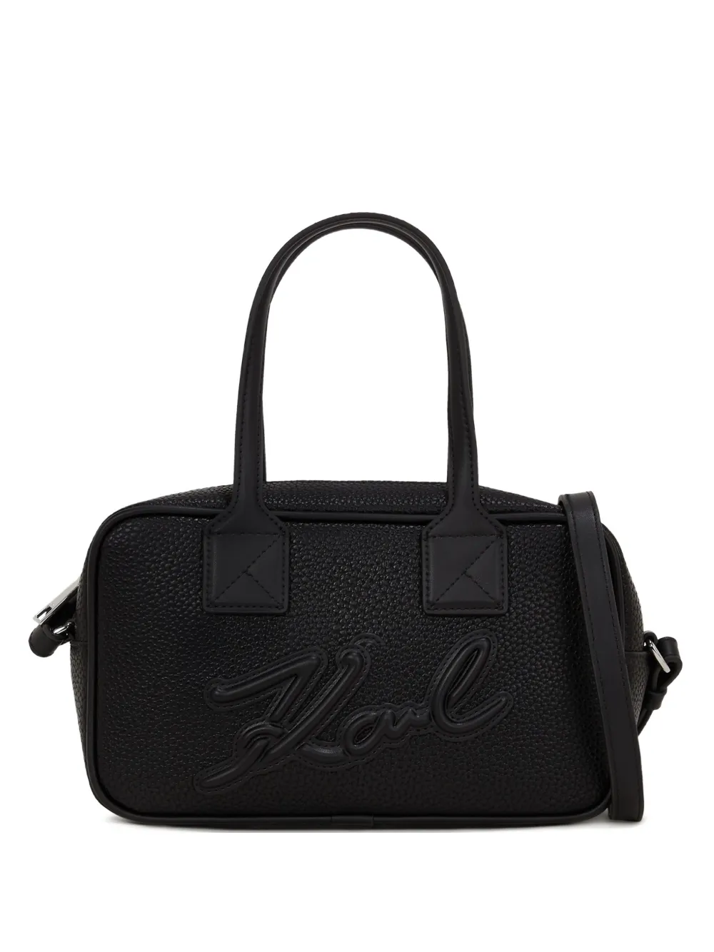 Karl Lagerfeld sac à main à logo embossé | noir | Image 1
