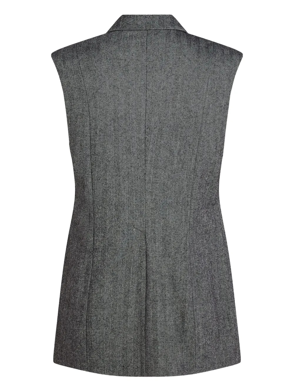 Karl Lagerfeld Gilet verfraaid met pailletten en dubbele rij knopen Grijs