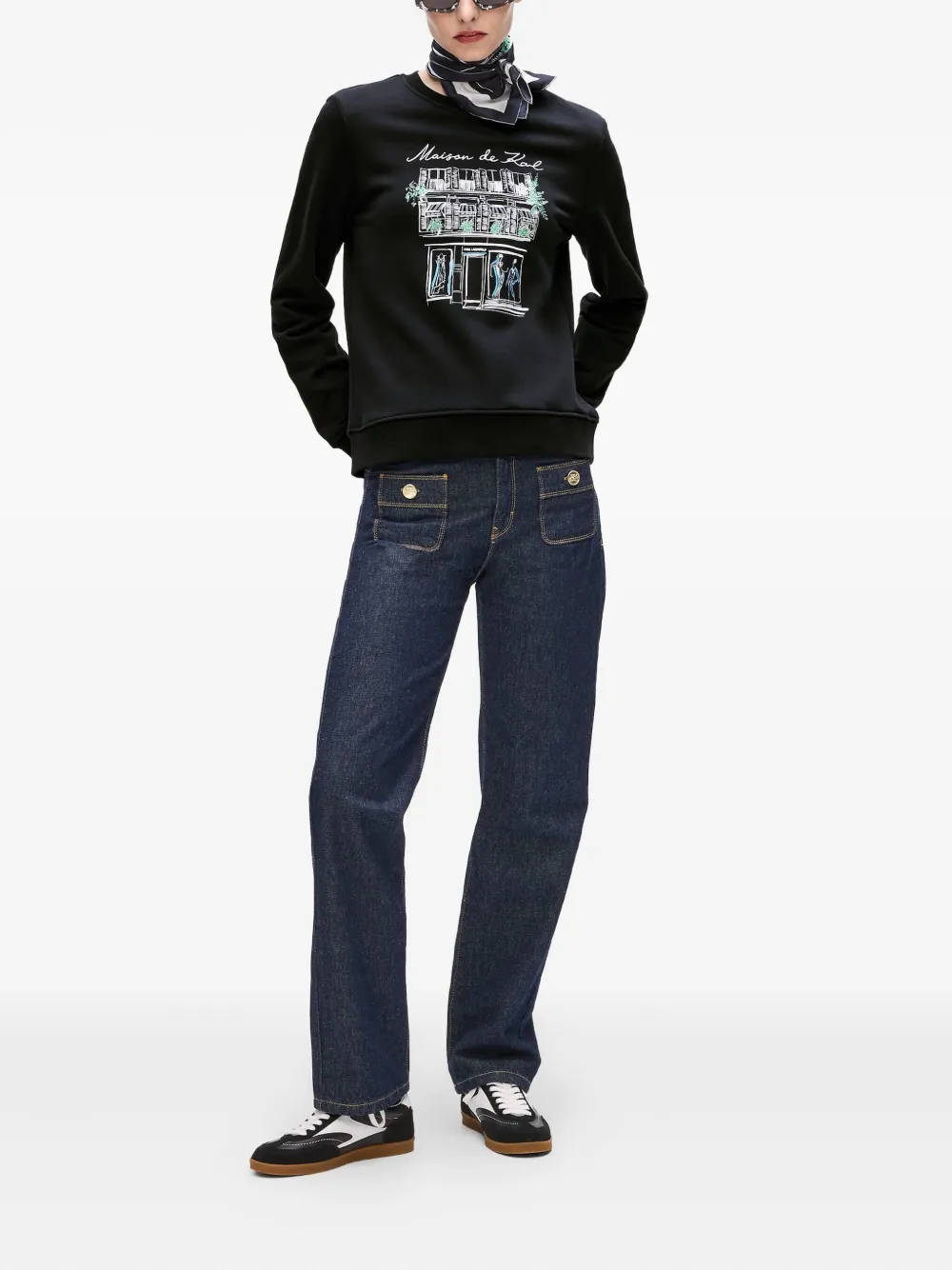Karl Lagerfeld Paris store sketch sweatshirt | Sweaters | Image 2