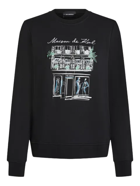 Karl Lagerfeld Paris store sketch sweatshirt