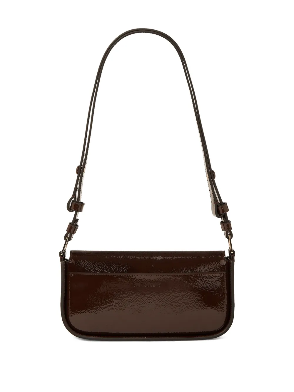 Karl Lagerfeld K Signature Naplak schoudertas Bruin
