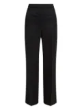 Karl Lagerfeld logo jacquard cigarette pants - Black