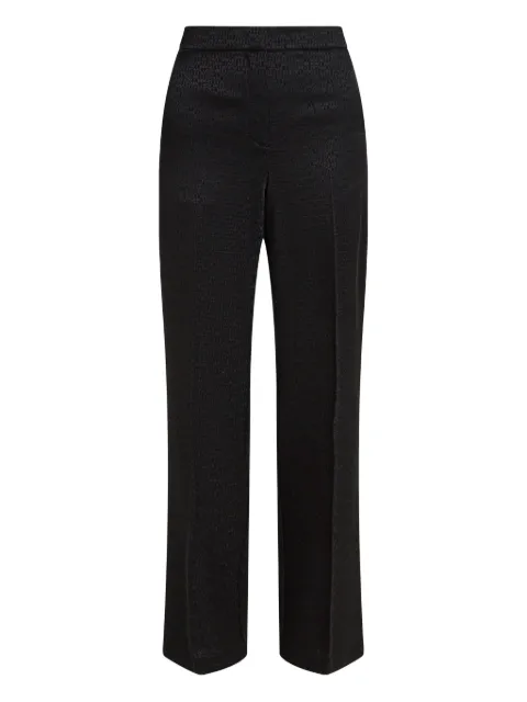 Karl Lagerfeld logo jacquard cigarette pants