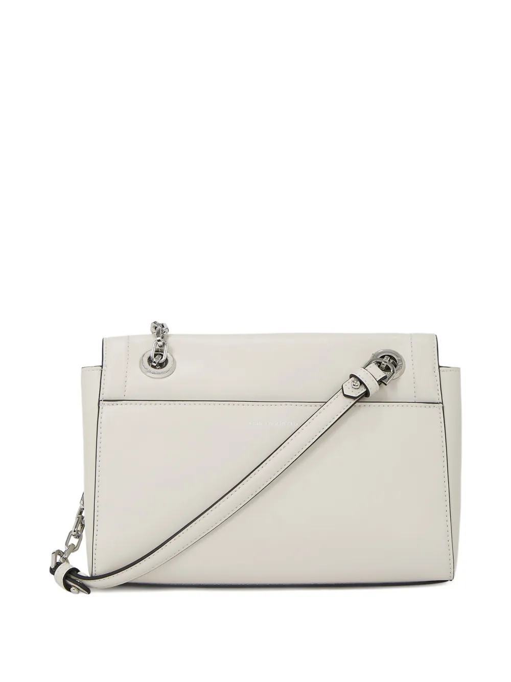 Karl Lagerfeld K Autograph leren schoudertas Beige