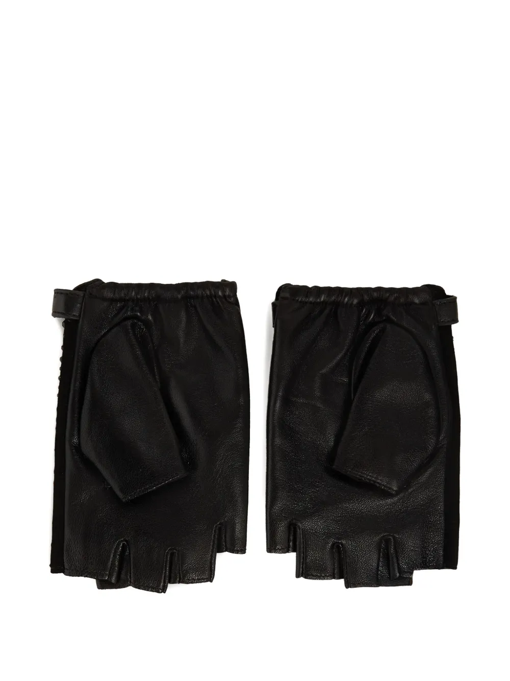 Karl Lagerfeld K/Autograph vingerloze handschoenen met stras - Zwart