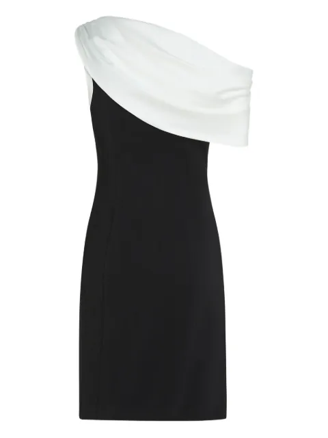 Karl Lagerfeld draped one-shoulder mini dress