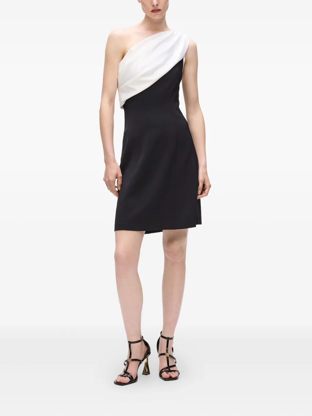 Karl Lagerfeld Gedrapeerde mini-jurk Zwart