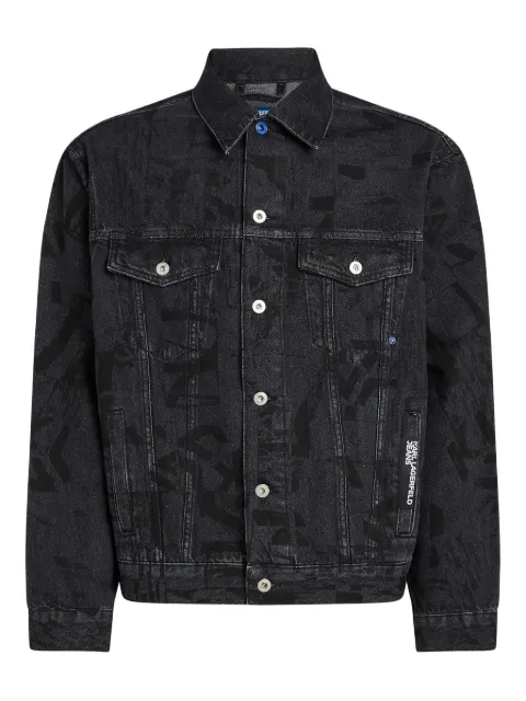 Karl Lagerfeld Jeans logo-print denim jacket