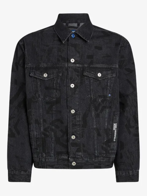 Karl Lagerfeld Jeans logo-print denim jacket