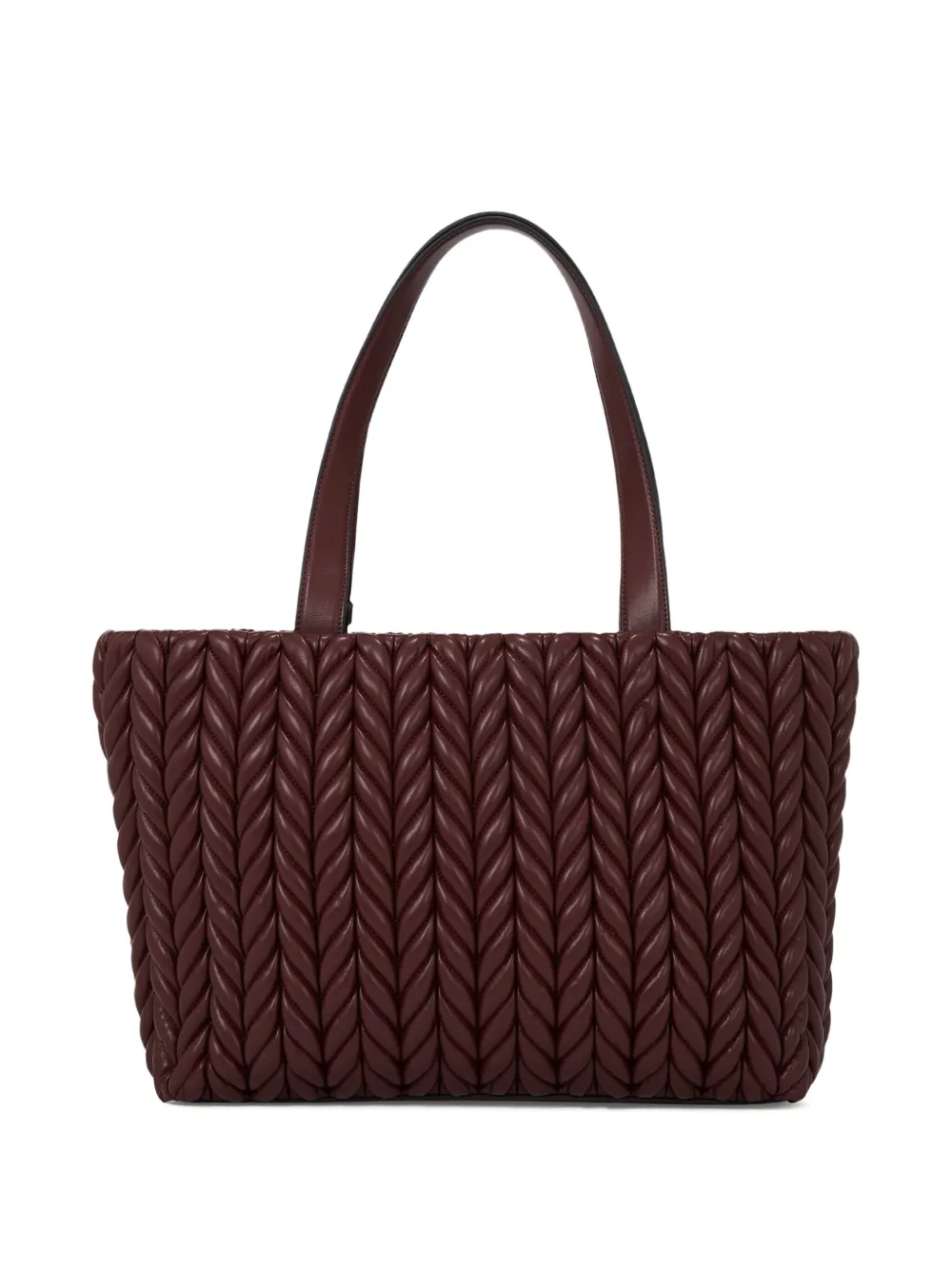 Karl Lagerfeld Medium K Weave shopper Rood