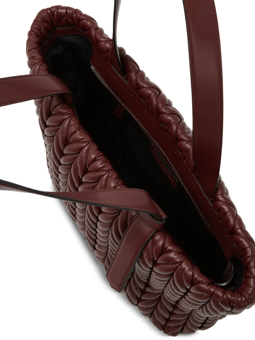 Karl Lagerfeld Medium K Weave shopper Rood