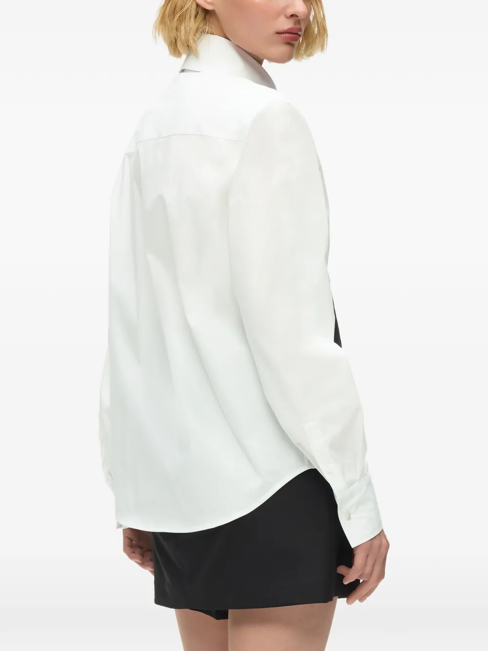 Karl Lagerfeld Shirt met geborduurde zak Wit