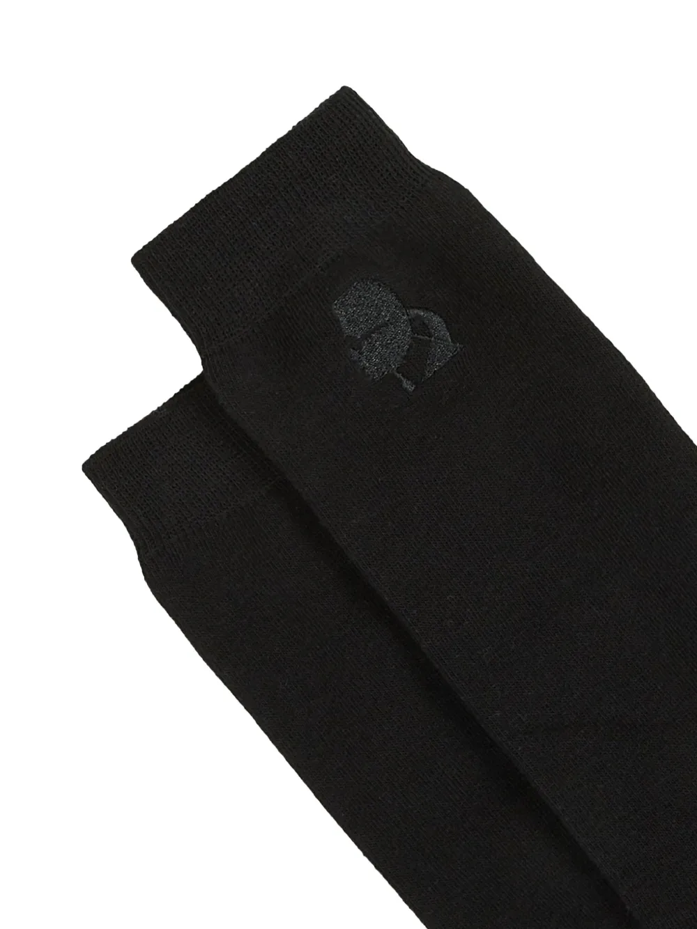Karl Lagerfeld Vijf paar Kameo sokken met logo Zwart