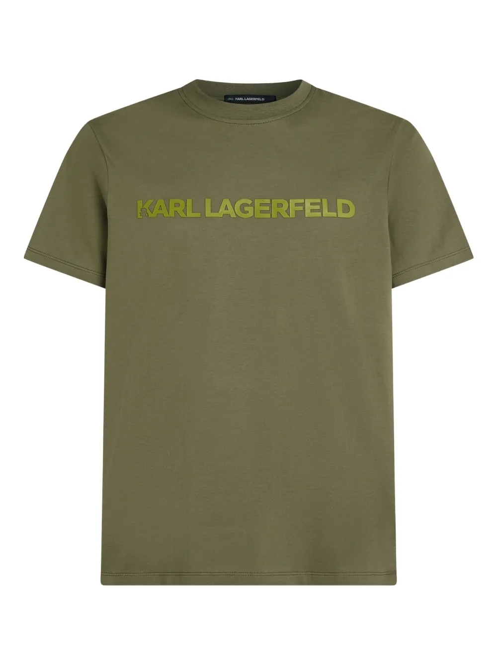 Karl Lagerfeld logo-print T-shirt | Green | Image 1