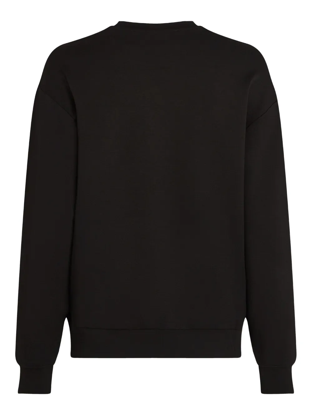 Karl Lagerfeld Sweater met logo van stras Zwart