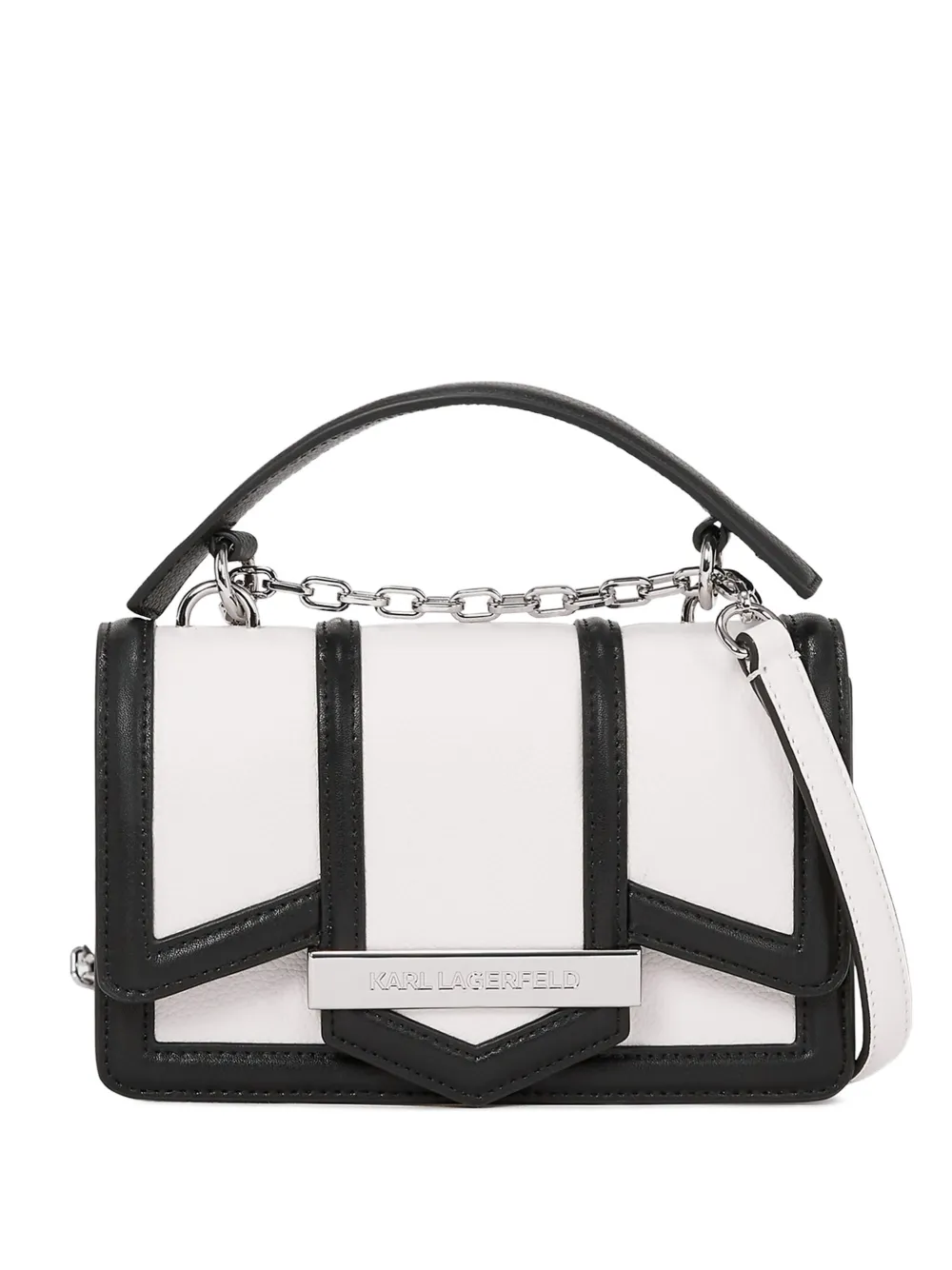 Karl Lagerfeld K/Nova ショルダーバッグ S - ホワイト Karl Lagerfeld K/Nova ショルダーバッグ S - ホワイト
