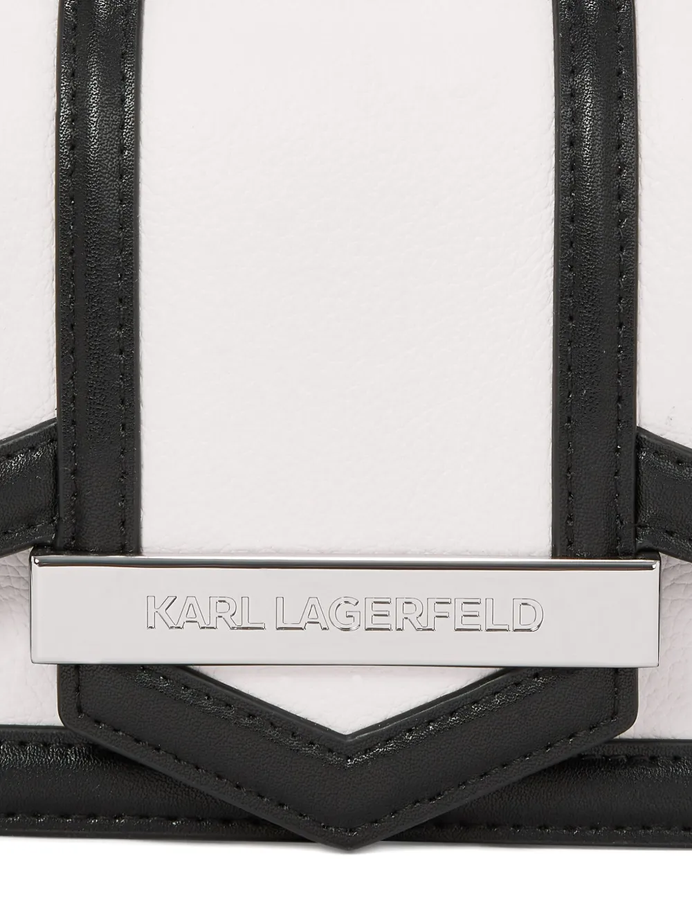 Karl Lagerfeld Small K/nova Crossbody Bag In White