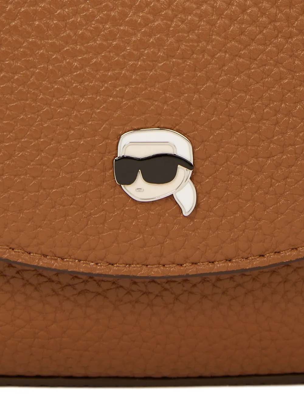 Karl Lagerfeld Ikon crossbodytas met omslag Bruin