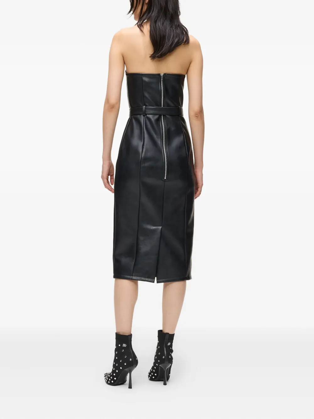 Karl Lagerfeld Jeans Strapless midi-jurk Zwart