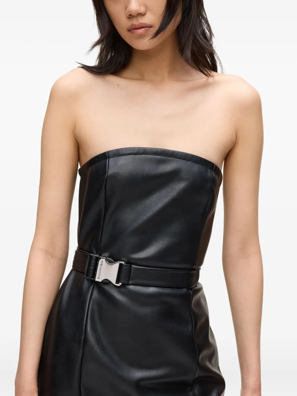 Karl Lagerfeld Jeans Strapless midi-jurk Zwart