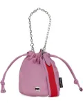Karl Lagerfeld chain-strap bucket bag - Pink