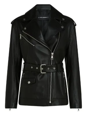 Armani Exchange レザー ライダースジャケット | ブラック | FARFETCH JP