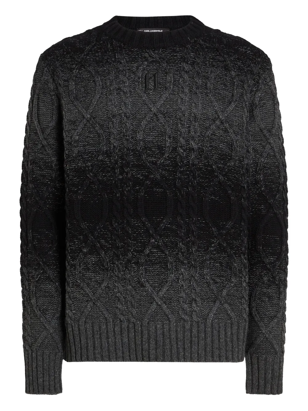 Karl Lagerfeld suéter en tejido de ochos | negro | Image 1